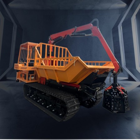 An sanye shi da Crane Grab 5000kg Crawler Dumper